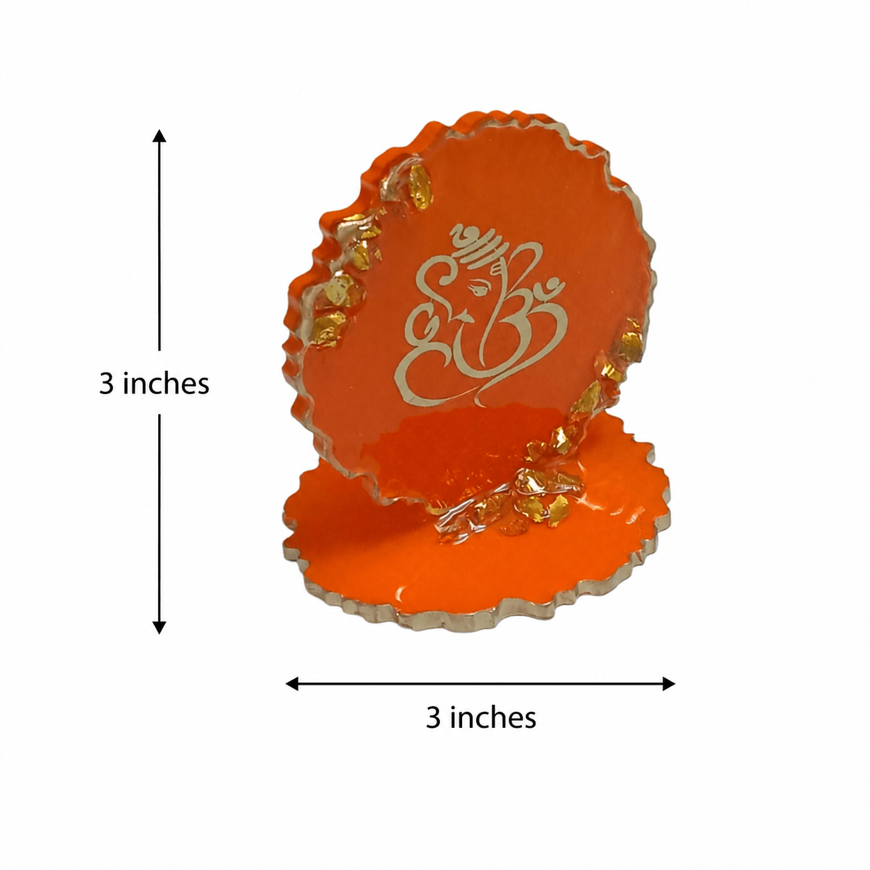 Sacred Saffron Ganesha Stand - The Artssy Potion
