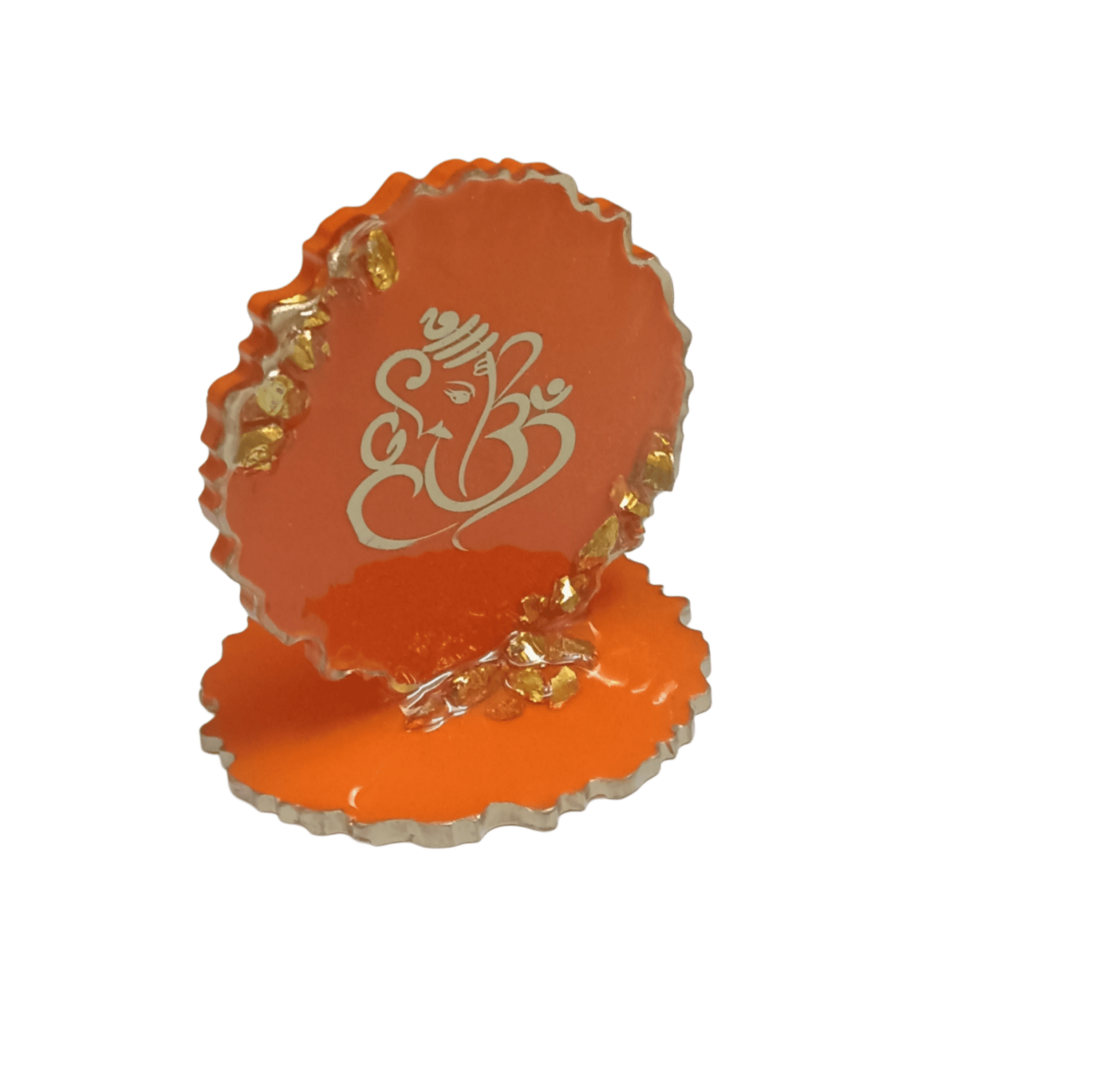 Sacred Saffron Ganesha Stand - The Artssy Potion